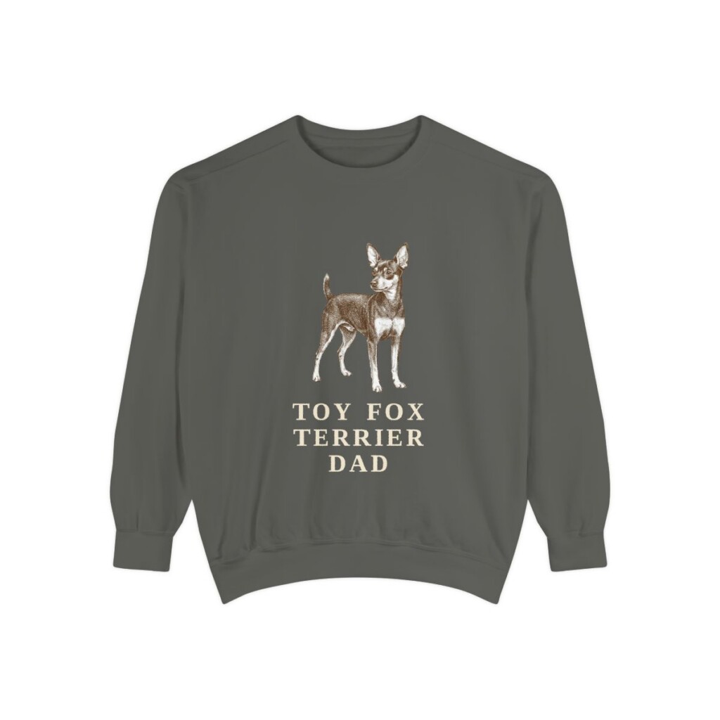 toy fox terrier sweatshirt, Pepper