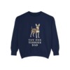 toy fox terrier sweatshirt, True Navy