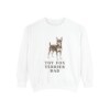 toy fox terrier sweatshirt, White