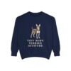 toy fox terrier sweatshirt, True Navy