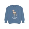 Vizsla Dad Sweatshirt, Blue Jean, front view