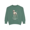 Vizsla Dad Sweatshirt, Light Green, front view