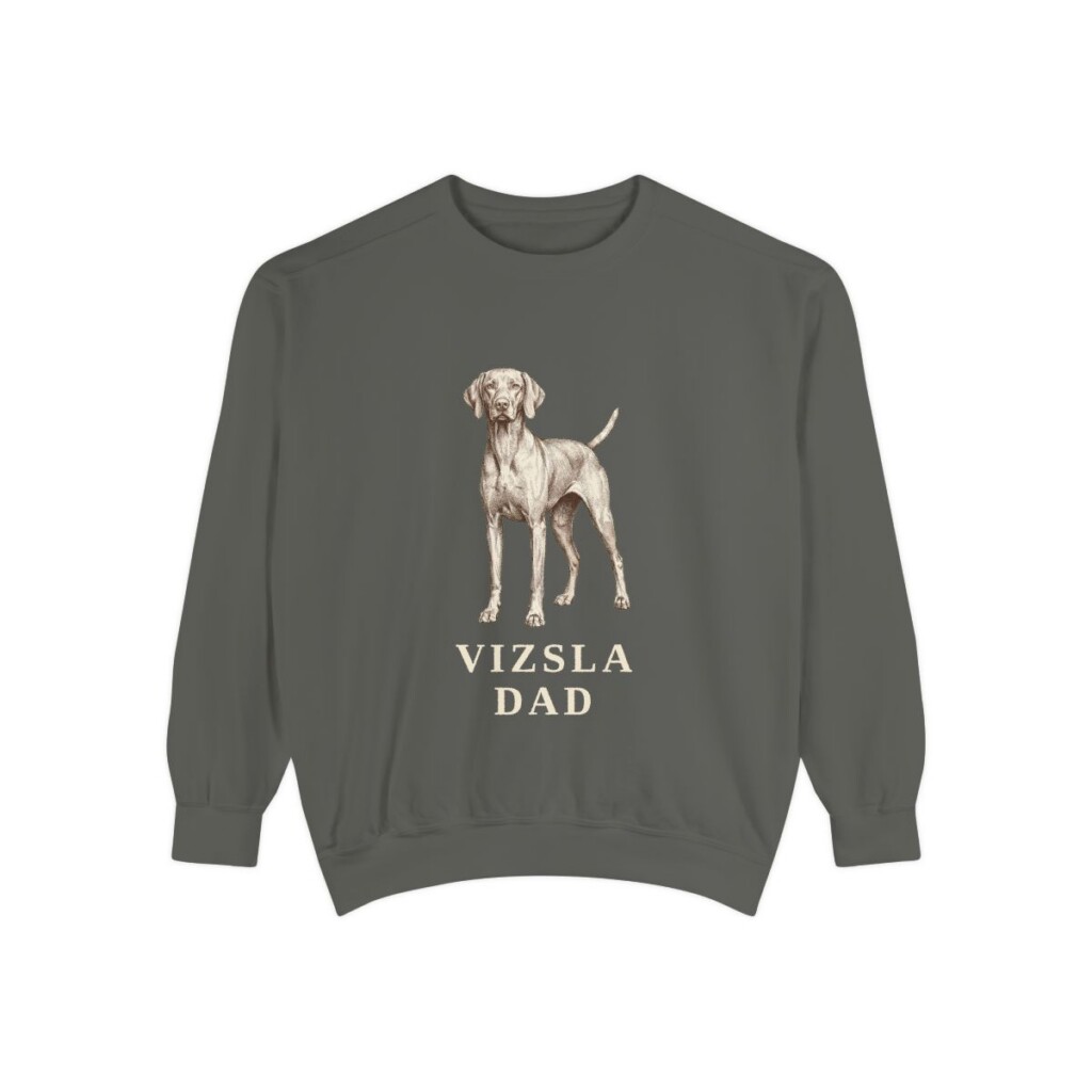 Vizsla Dad Sweatshirt, Pepper, front view