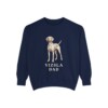 Vizsla Dad Sweatshirt, True Navy, front view