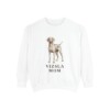 Vizsla Mom Sweatshirt, White, front view