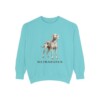 weimaraner sweatshirt, Chalky Mint