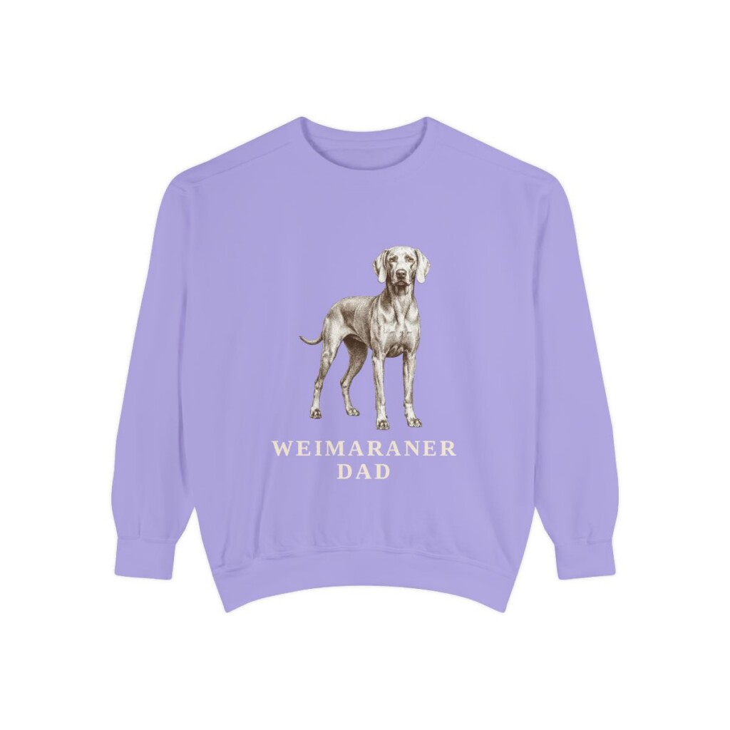 weimaraner sweatshirt, Violet