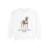weimaraner sweatshirt, White