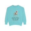 weimaraner sweatshirt, Chalky Mint