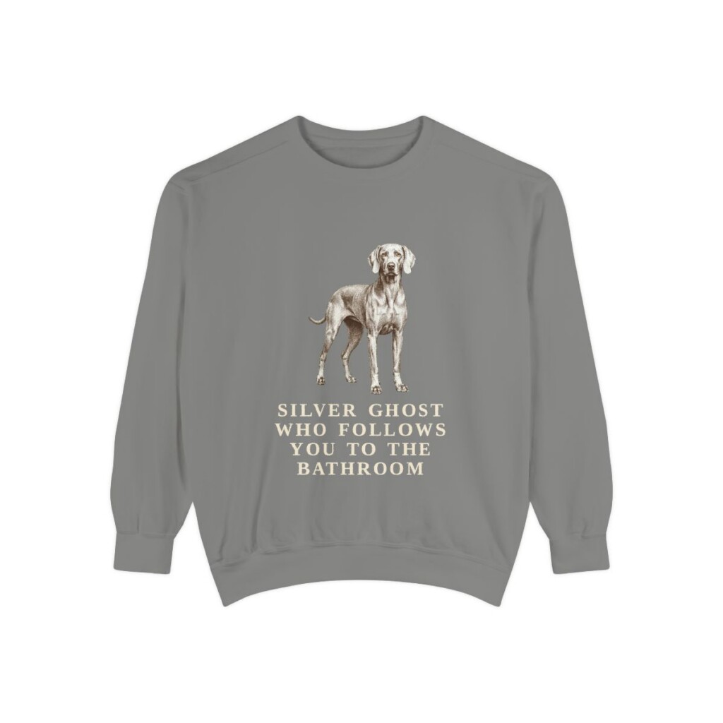 weimaraner sweatshirt, Grey