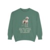 weimaraner sweatshirt, Light Green