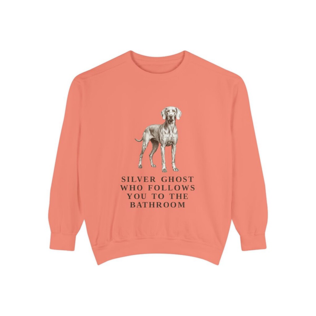weimaraner sweatshirt, Terracotta