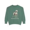 weimaraner sweatshirt, Light Green
