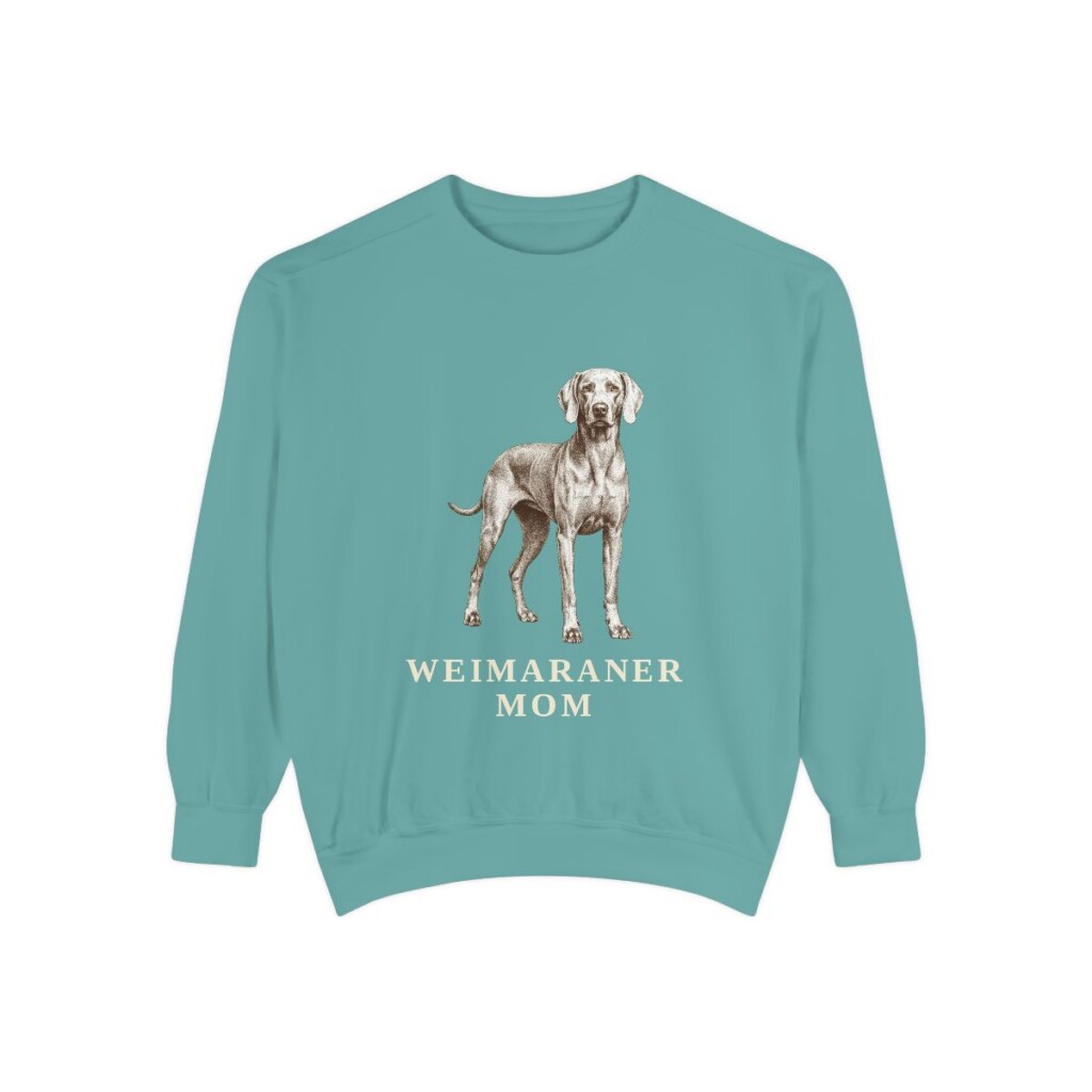 weimaraner sweatshirt, Seafoam