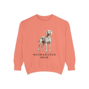 weimaraner sweatshirt, Terracotta