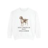 Welsh Springer Spaniel Humor Sweatshirt, White, front view