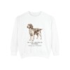 welsh-springer-spaniel-sweatshirt-latin-white Welsh Springer Spaniel Latin Sweatshirt, White, front view