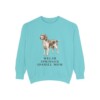 Welsh Springer Spaniel Mom Sweatshirt, Chalky Mint, front view