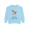 Welsh Springer Spaniel Mom Sweatshirt, Chambray, front view