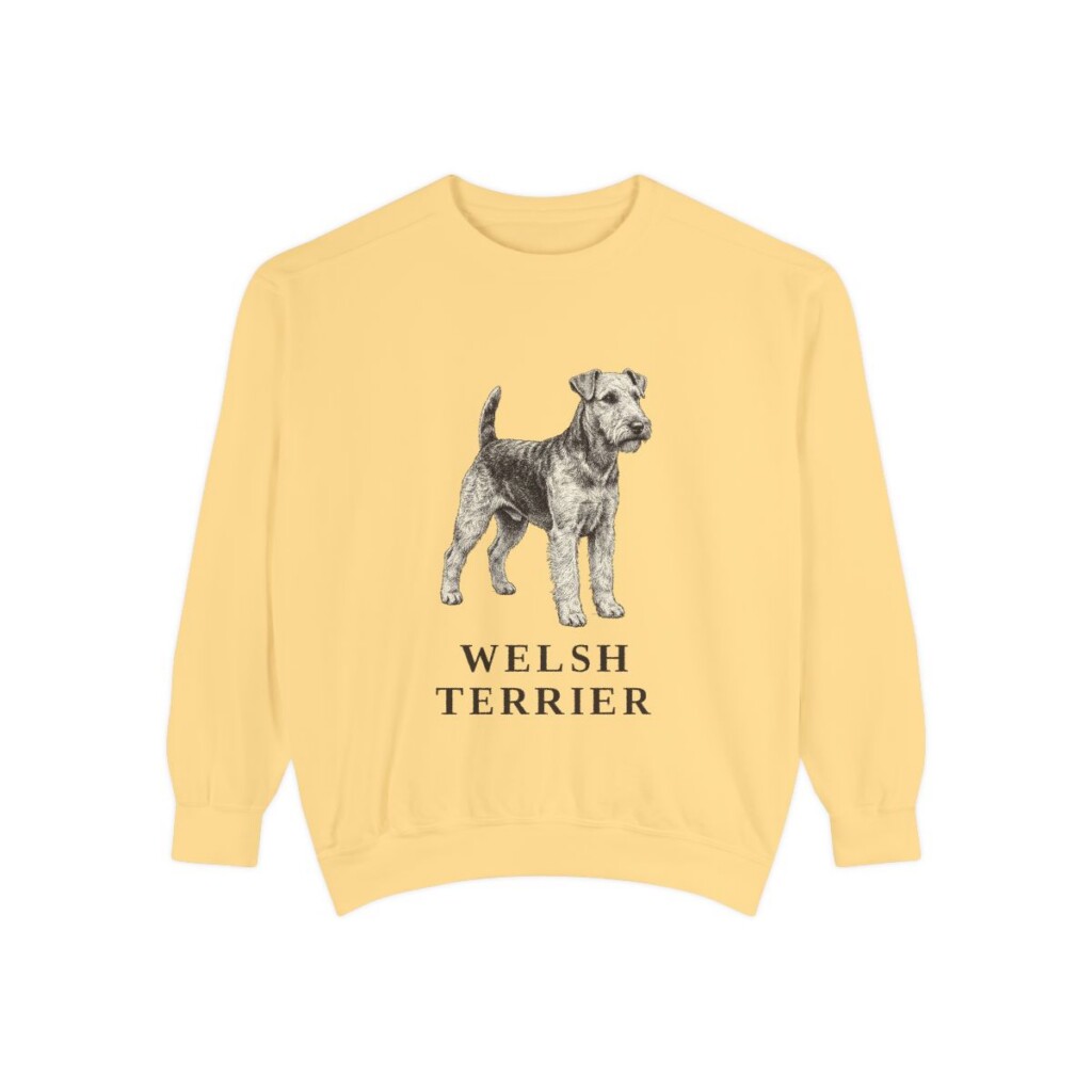 welsh terrier sweatshirt, Butter