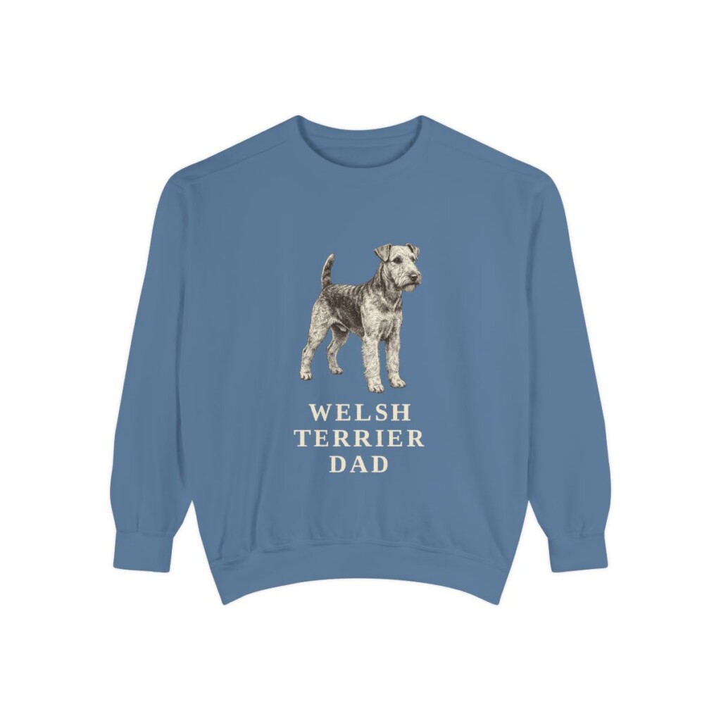 welsh terrier sweatshirt, Blue Jean