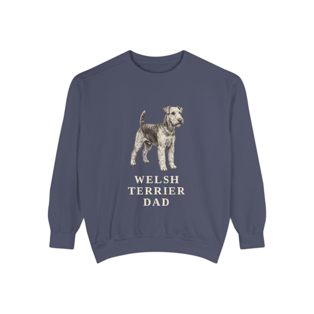 welsh terrier sweatshirt, Denim