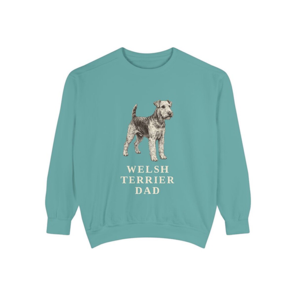 welsh terrier sweatshirt, Seafoam