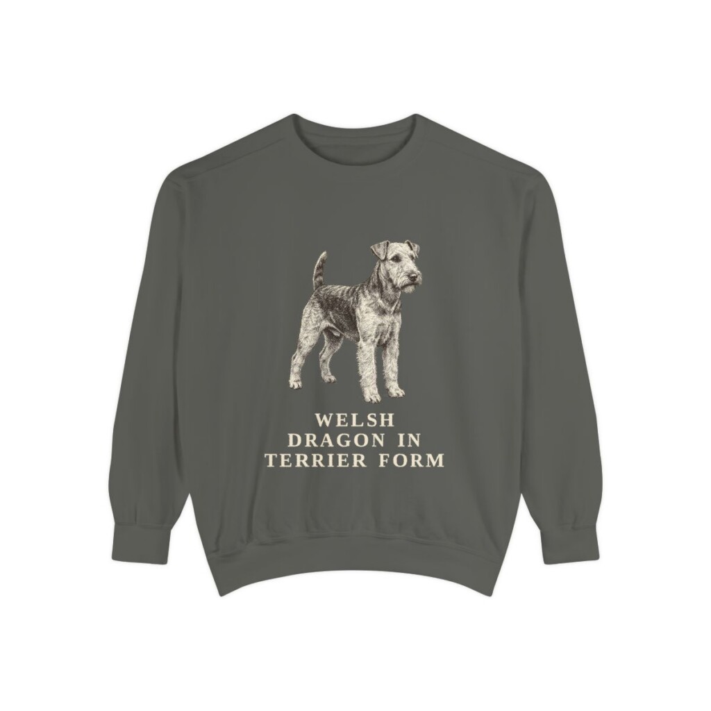 welsh terrier sweatshirt, Pepper