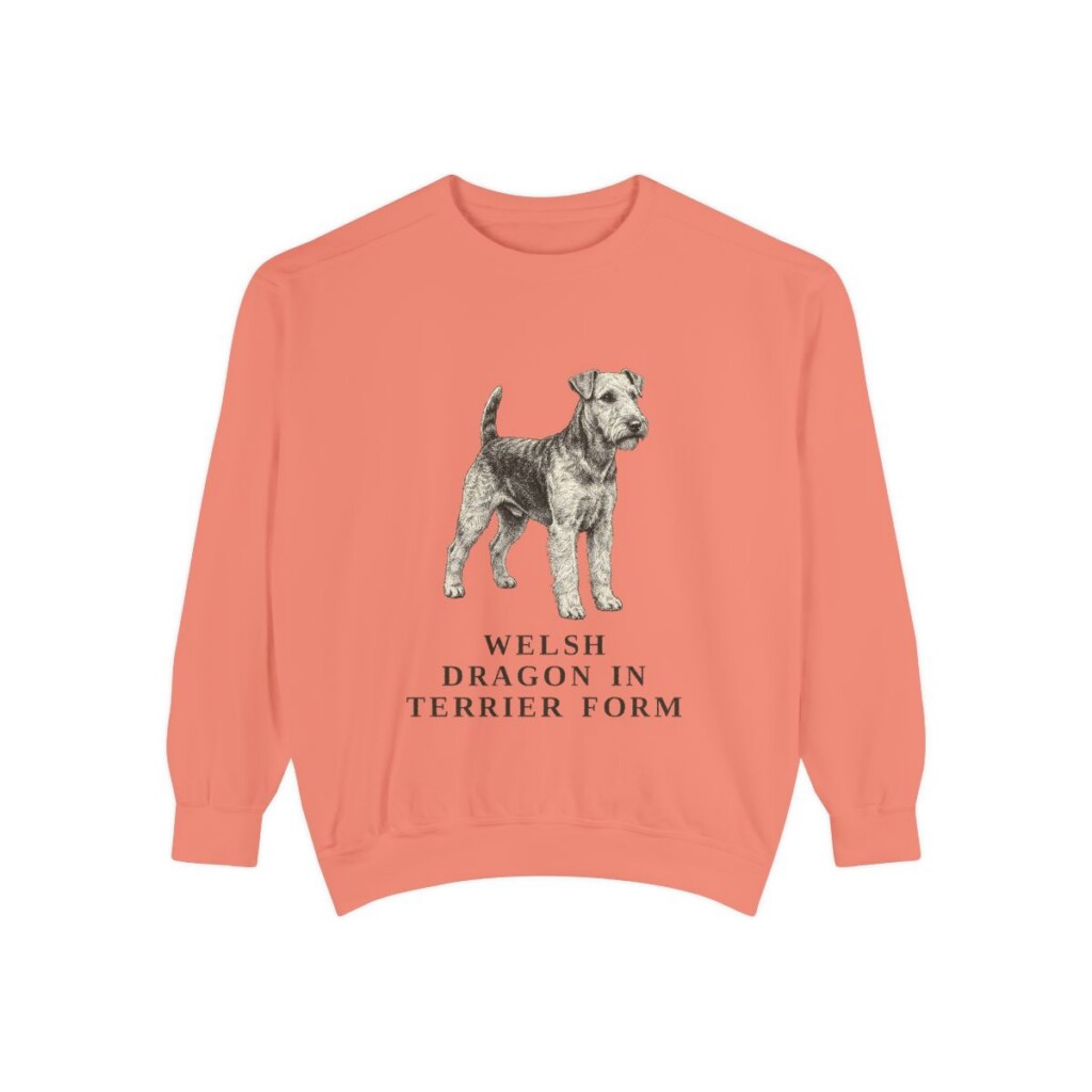 welsh terrier sweatshirt, Terracotta