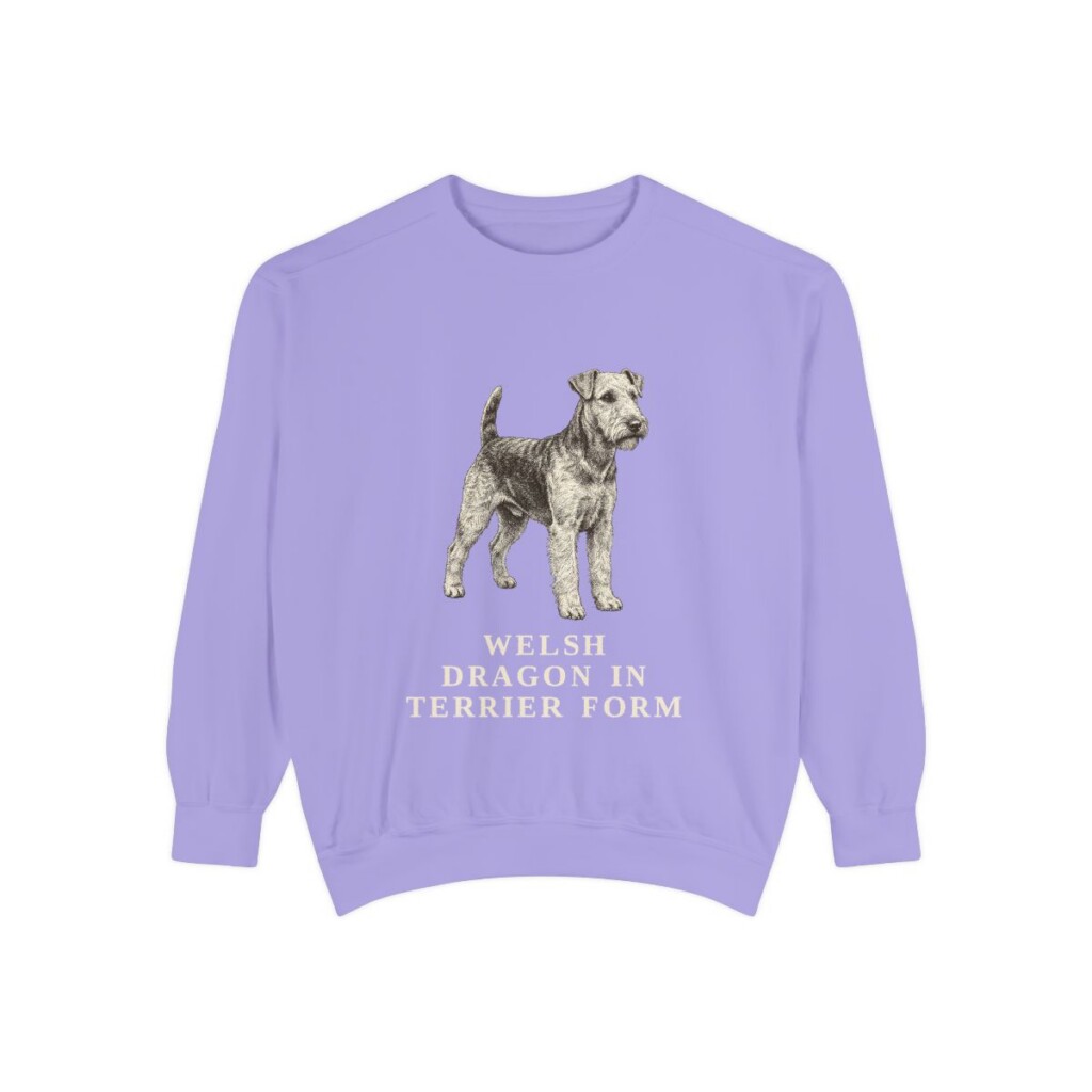 welsh terrier sweatshirt, Violet