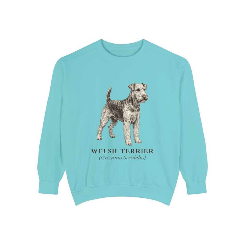 welsh-terrier-sweatshirt-latin-chalky-mint welsh terrier sweatshirt, Chalky Mint