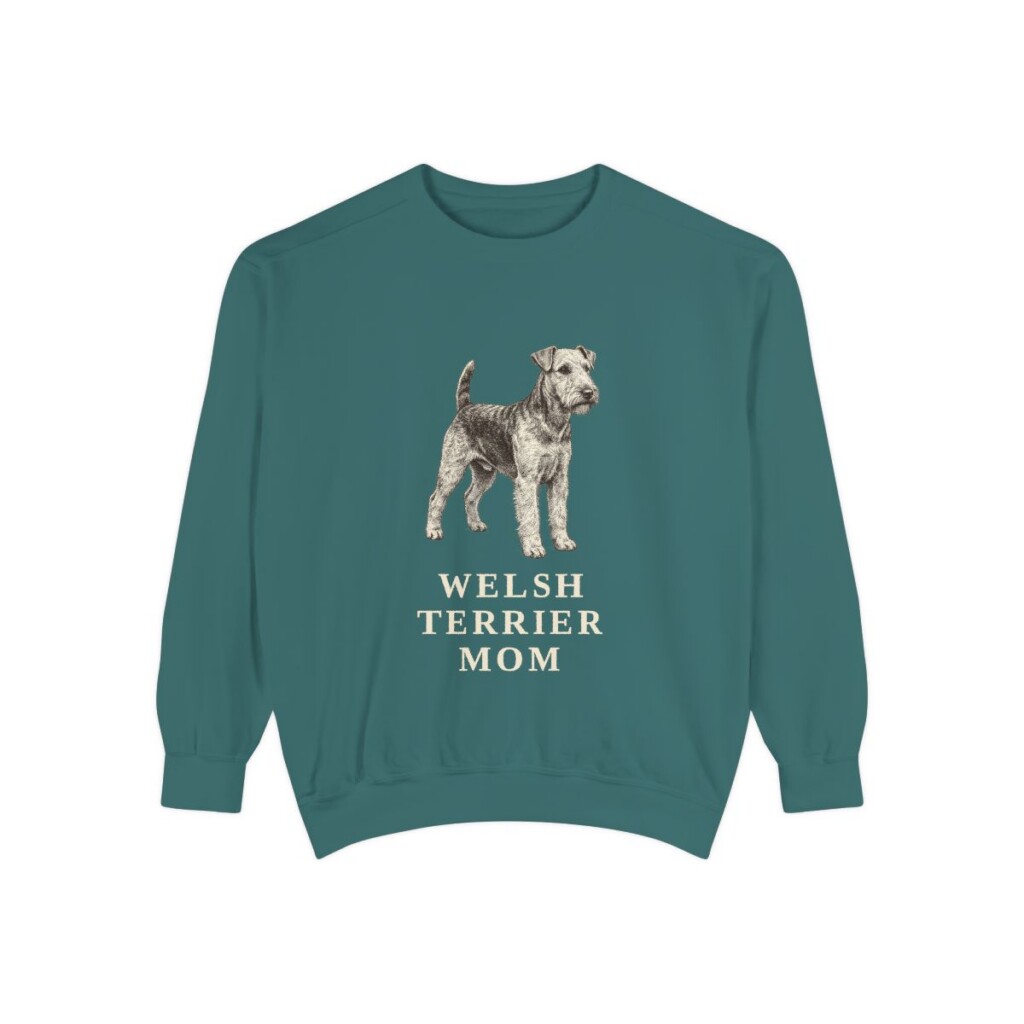welsh terrier sweatshirt, Blue Spruce