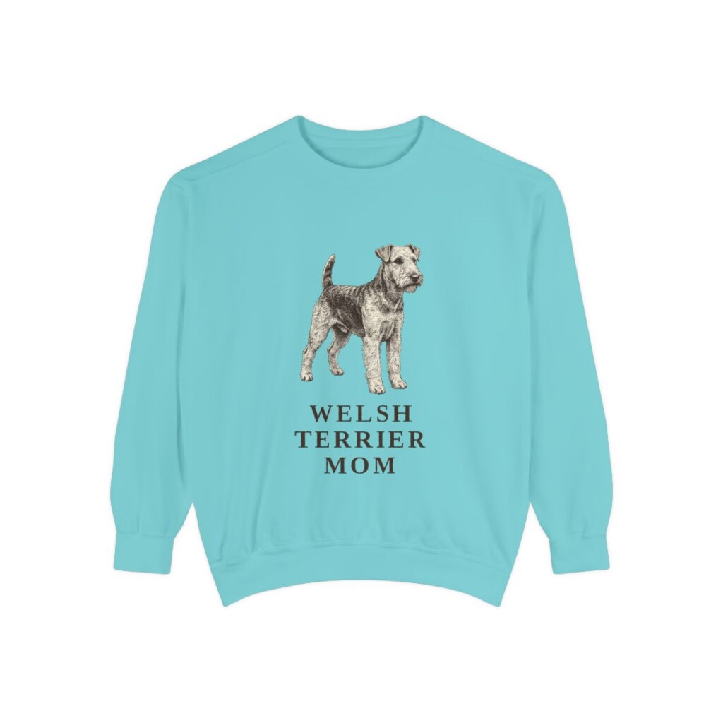 welsh terrier sweatshirt, Chalky Mint