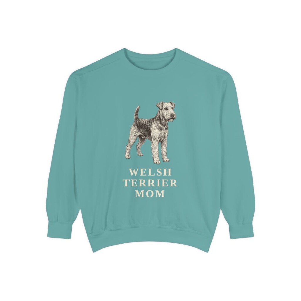 welsh terrier sweatshirt, Seafoam