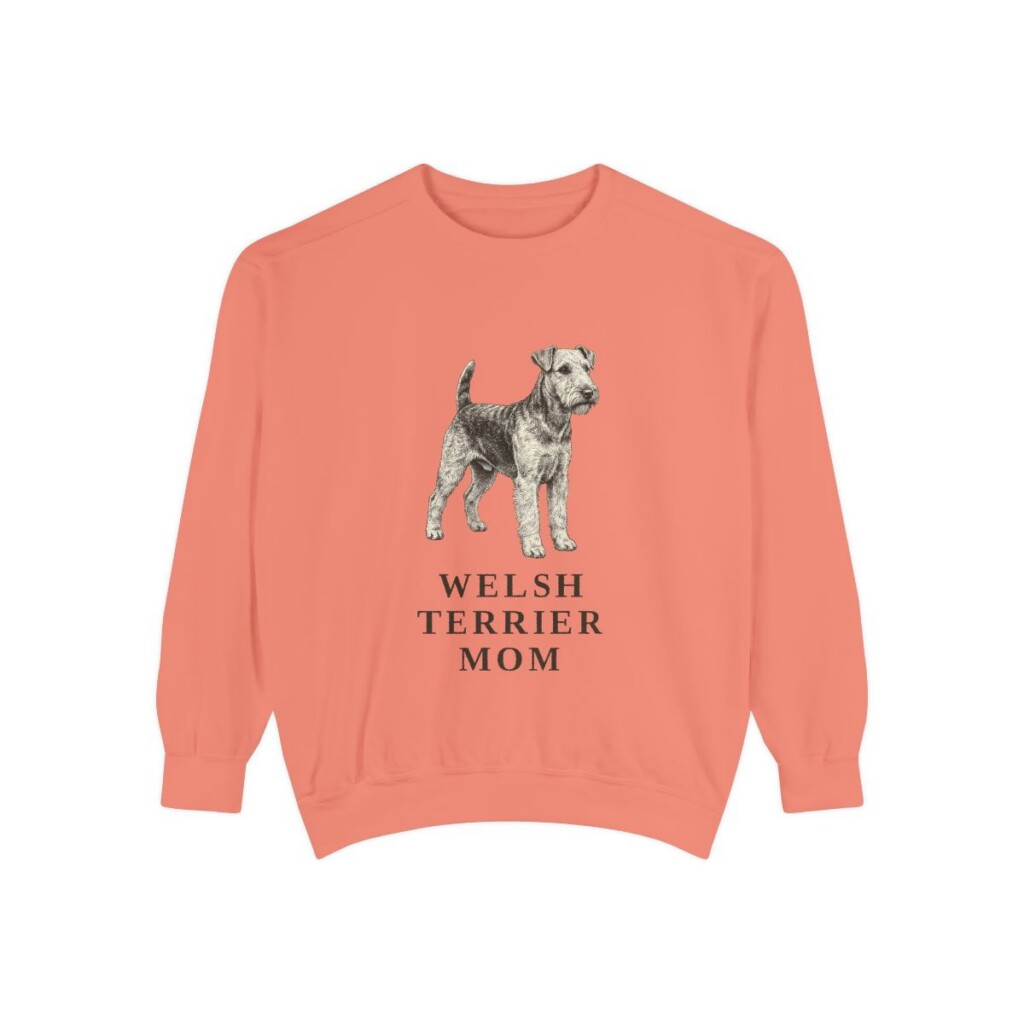 welsh terrier sweatshirt, Terracotta