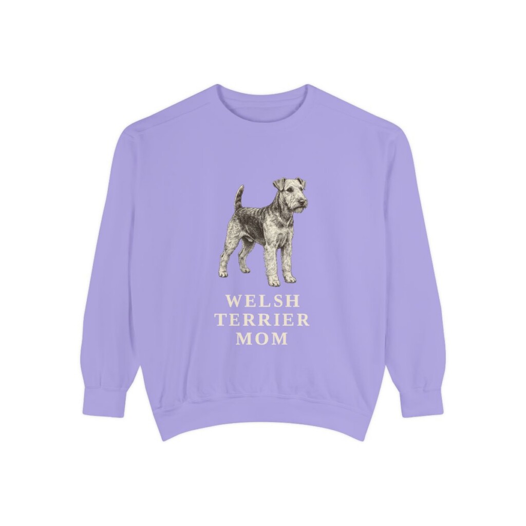 welsh terrier sweatshirt, Violet