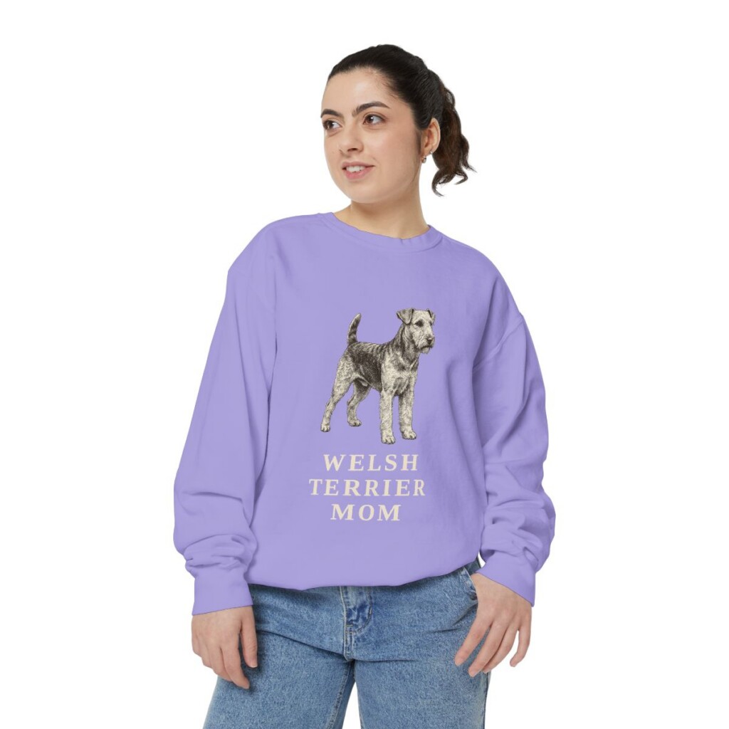 welsh terrier sweatshirt, Violet