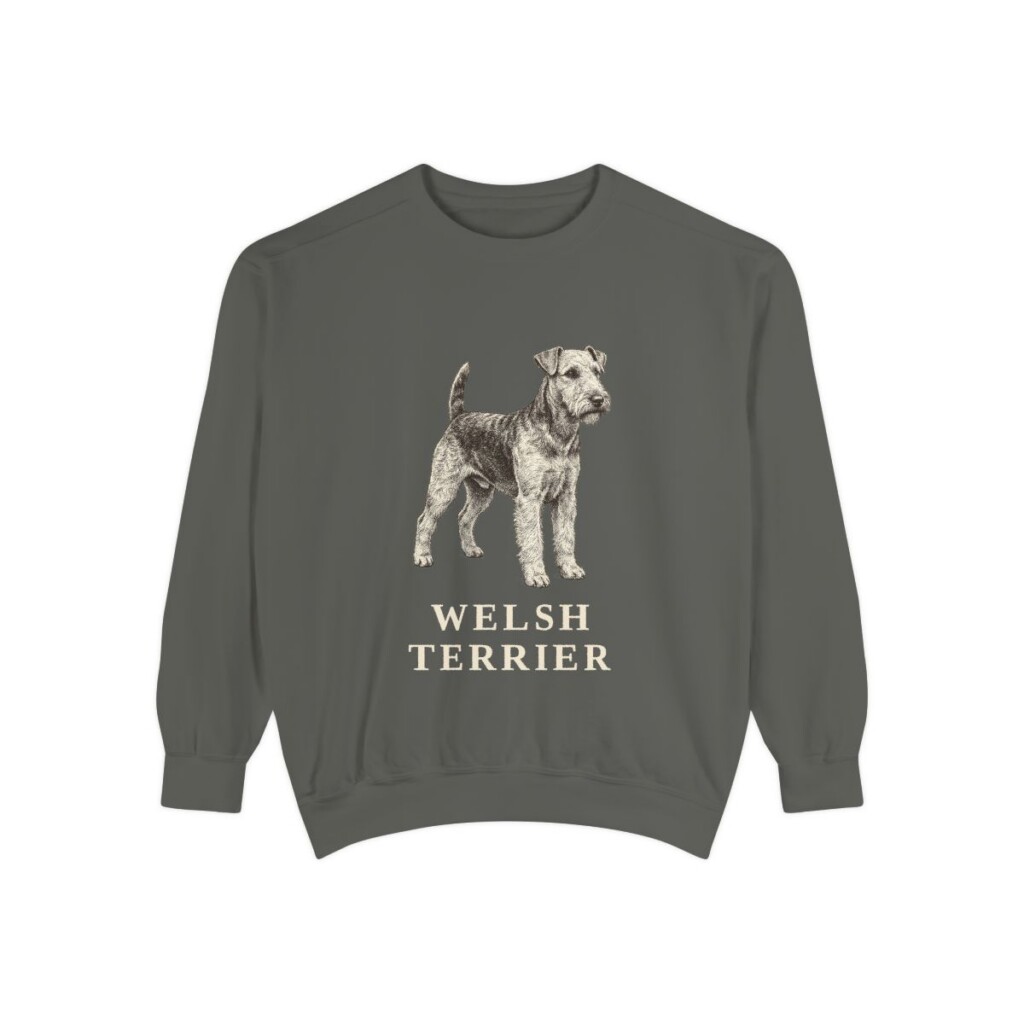 welsh terrier sweatshirt, Pepper