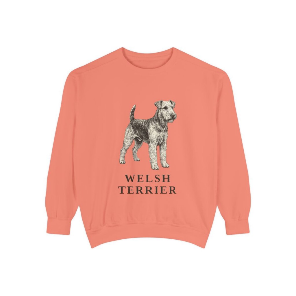welsh terrier sweatshirt, Terracotta