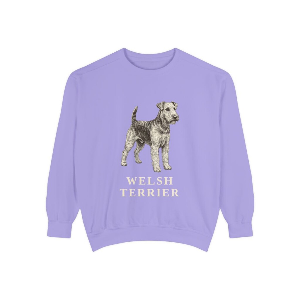 welsh terrier sweatshirt, Violet
