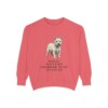 West Highland White Terrier Humor Sweatshirt, Watermelon, front view