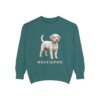 westiepoo sweatshirt, Blue Spruce