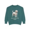 westiepoo sweatshirt, Blue Spruce