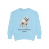 westiepoo sweatshirt, Chambray