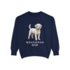 westiepoo sweatshirt, True Navy