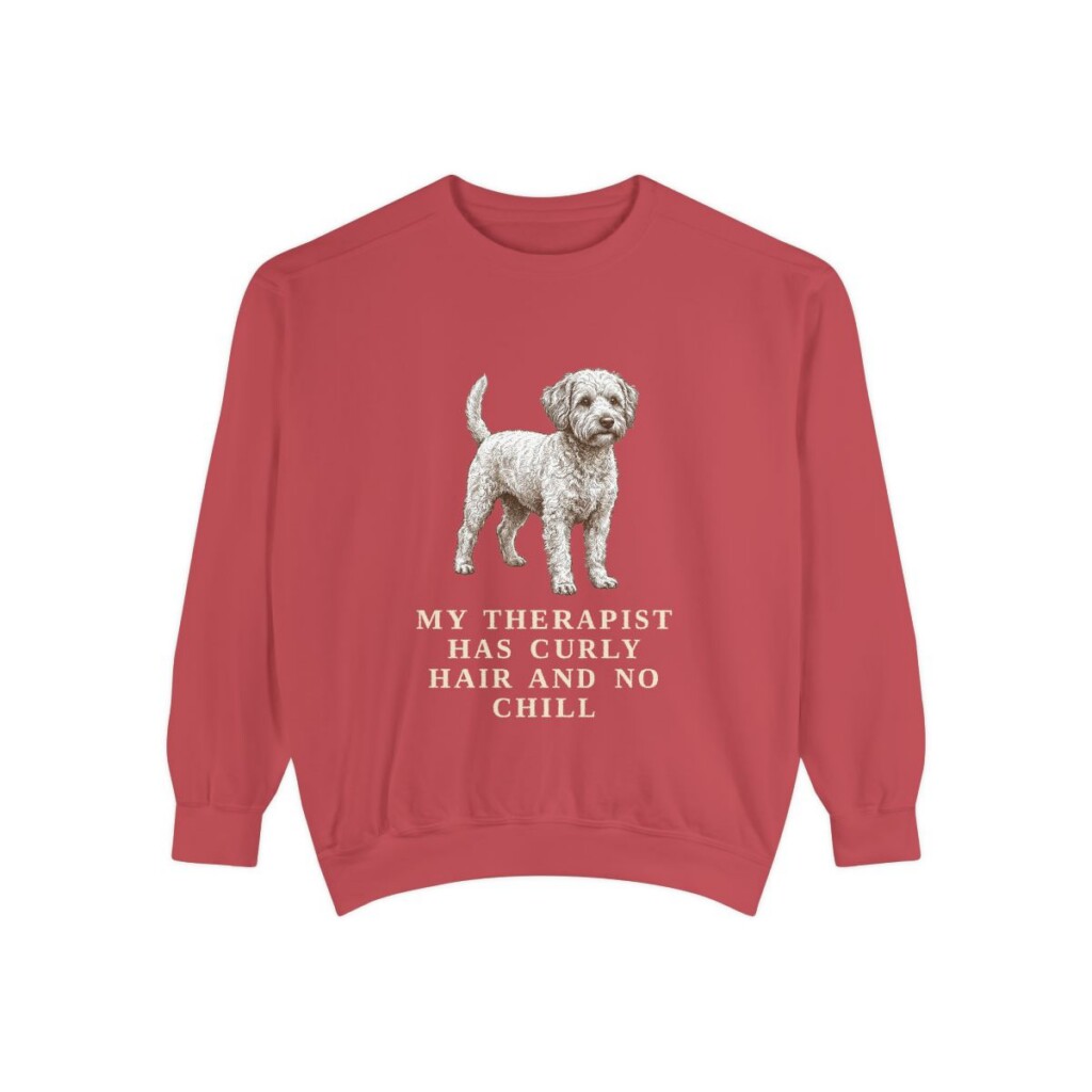 westiepoo sweatshirt, Crimson