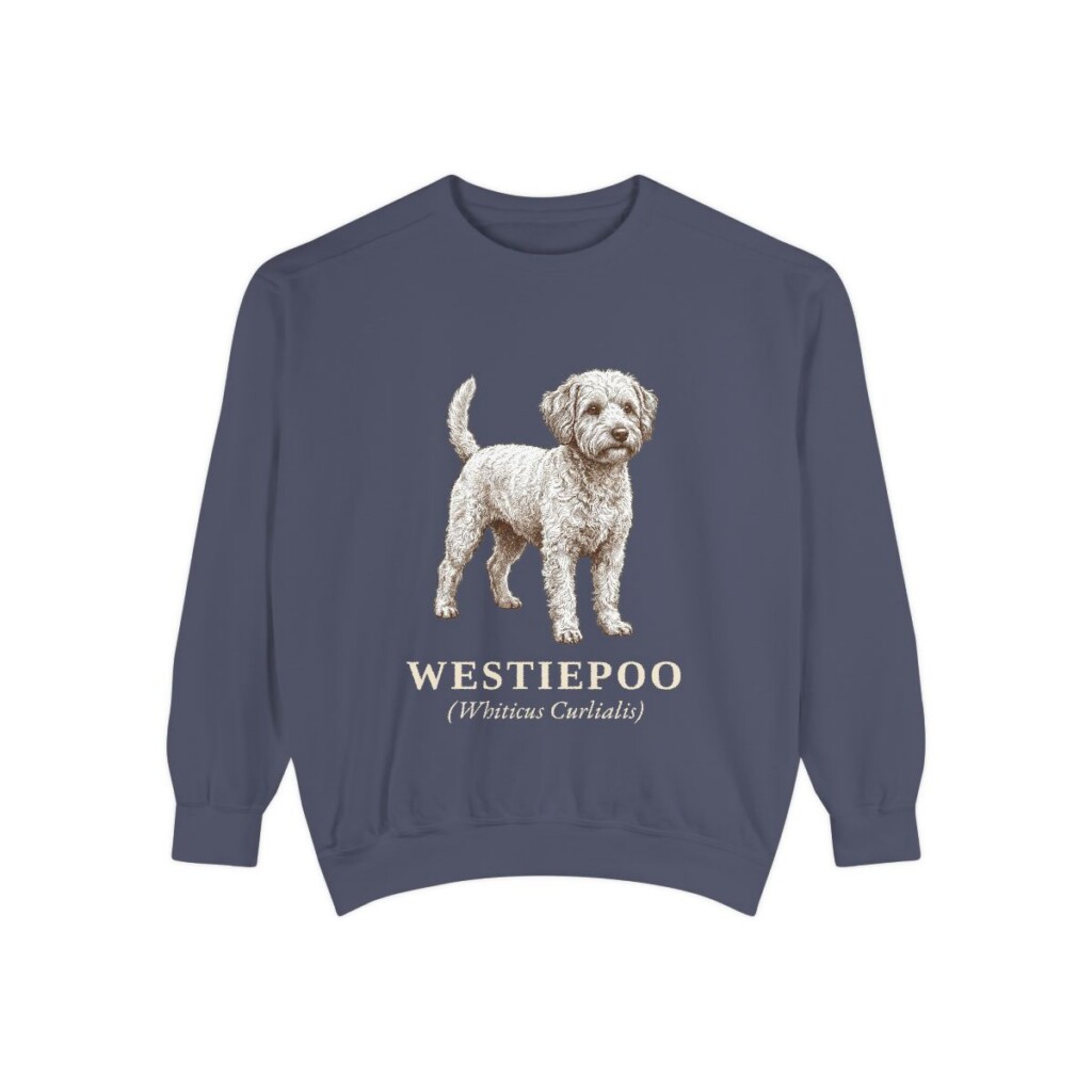 westiepoo-sweatshirt-latin-denim westiepoo sweatshirt, Denim