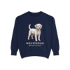 westiepoo-sweatshirt-latin-true-navy westiepoo sweatshirt, True Navy