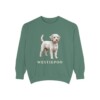 westiepoo sweatshirt, Light Green
