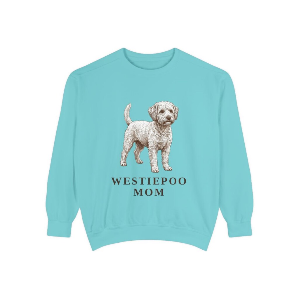 westiepoo sweatshirt, Chalky Mint